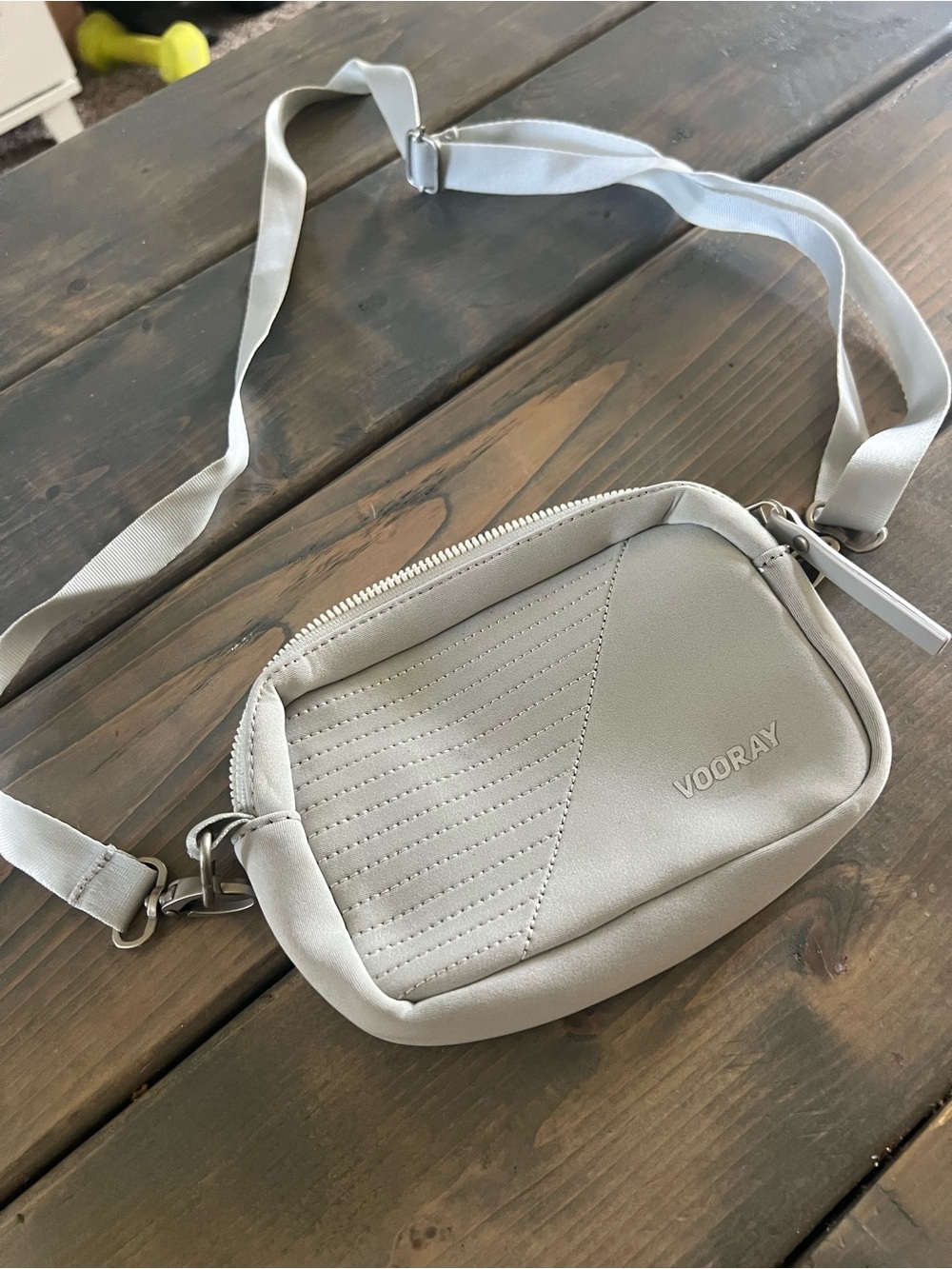 Vooray Light Gray Crossbody Sling Bag